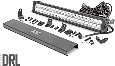 Rough Country 20" Chrome Series Dual Row LED Light Bar | White DRL **CLEARANCE**