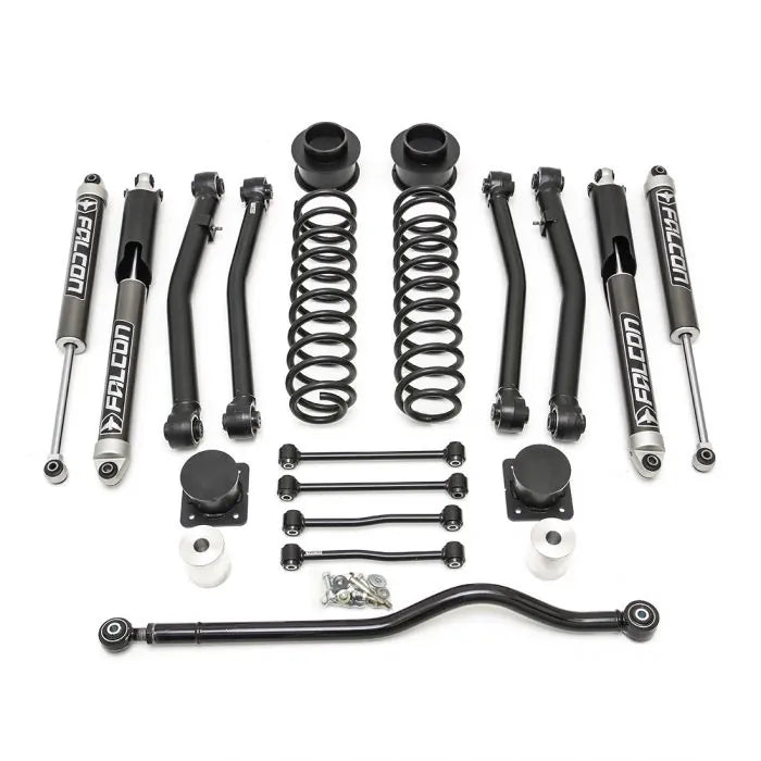 TERRAIN FLEX 4-ARM KIT WITH FALCON 2.1 MONOTUBE SHOCKS 2020-2022 JEEP JT GLADIATOR