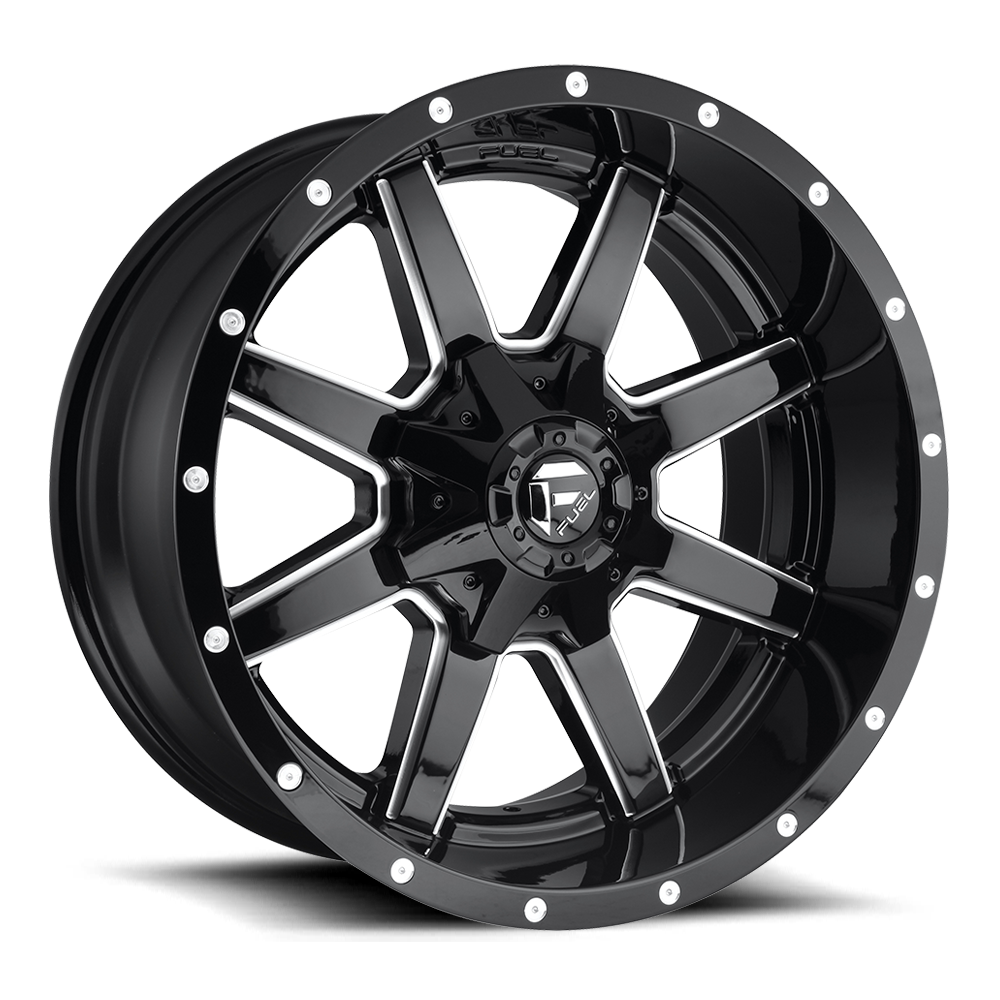 Maverick, 20x9 with 5x150 and 5x5.5 Bolt Pattern - Satin Black Milled TUNDRA