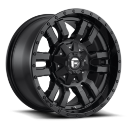 FUEL SLEDGE 17X9 5X4.5 -12 MATTE BLACK