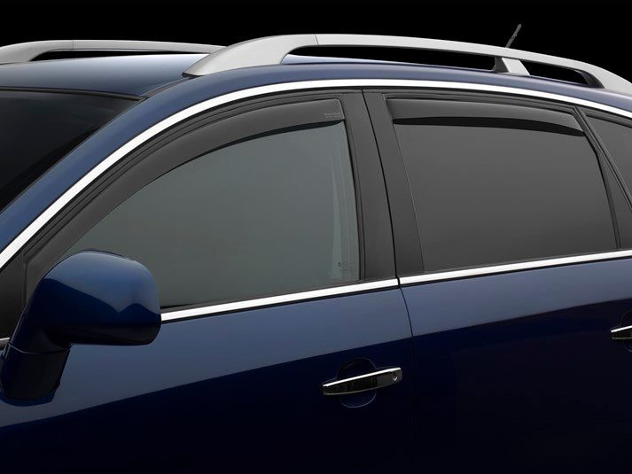 WeatherTech 2016+ Toyota Tacoma Double Cab Front and Rear Side Window Deflectors - Dark Smoke ** CLEARANCE **