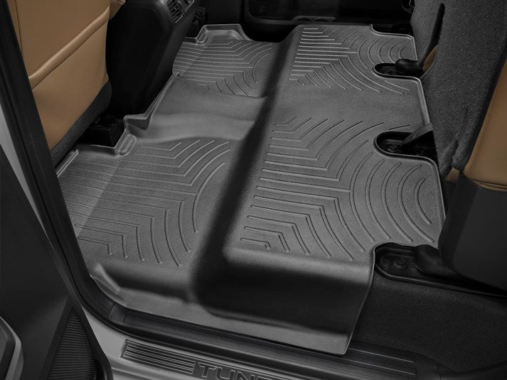WeatherTech 14+ Toyota Tundra CrewMax Rear FloorLiners - Black ** CLEARANCE **