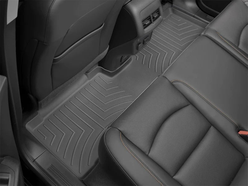 WeatherTech 2018+ Volkswagen Atlas Rear FloorLiner - Black (Fits Vehicles w/2nd Row Bench Seats)